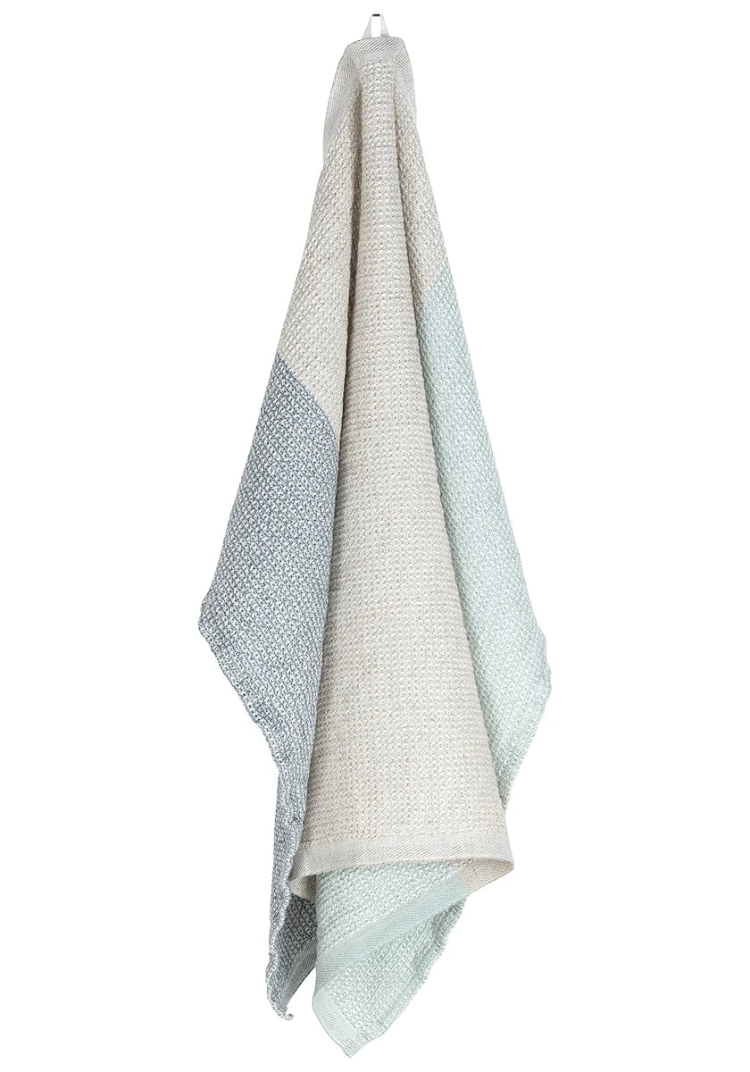 TERVA towel 48x70cm 80/multi-grey-jade