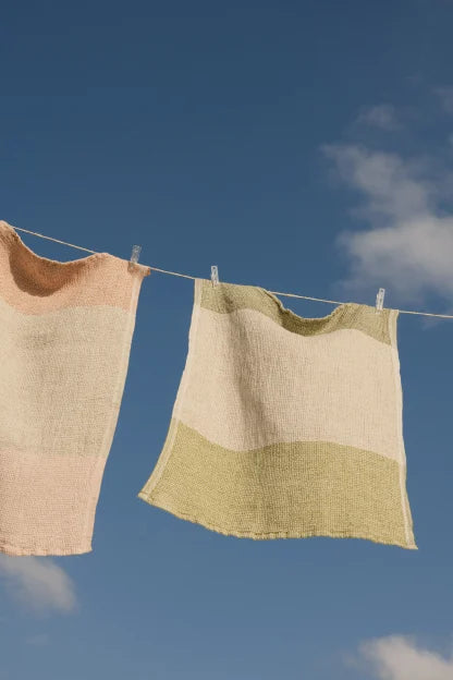 TERVA towel 48x70cm 82/multi-avocado-olive