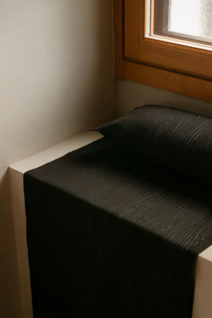 VIILU sauna cover 48x150cm 49/black-linen