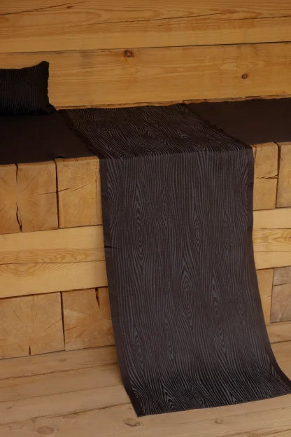 VIILU sauna cover 48x150cm 49/black-linen
