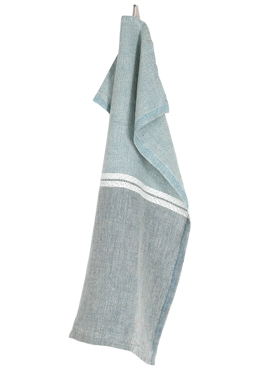 VENLA towel 50x70cm 5/melange blue-white