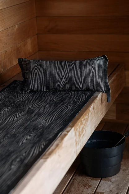 VIILU sauna cover 48x150cm 49/black-linen