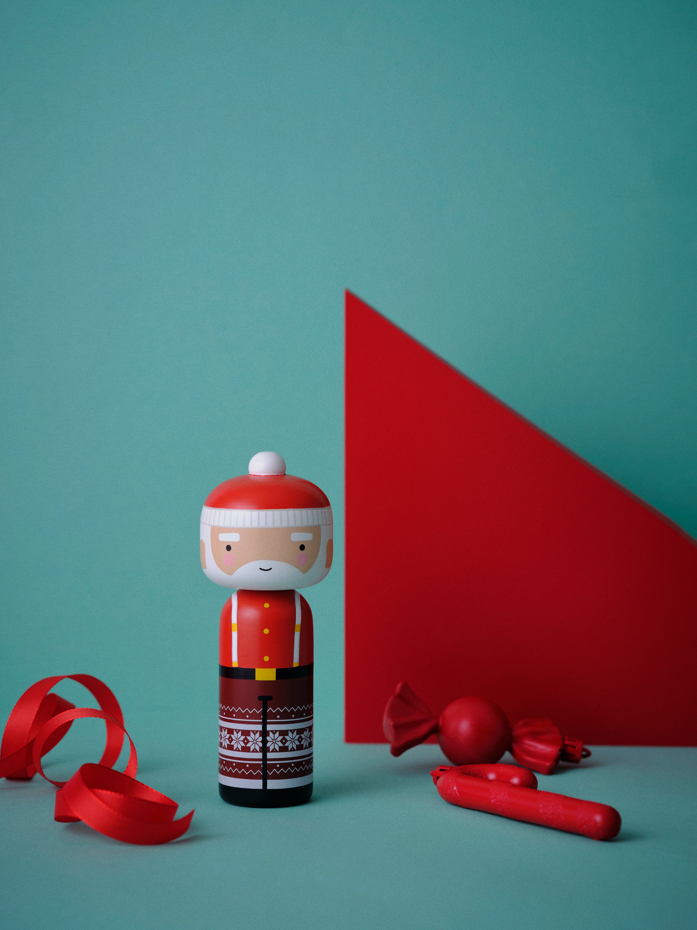 Kokeshi Doll by Sketch.Inc for Lucie Kaas - Mr Claus