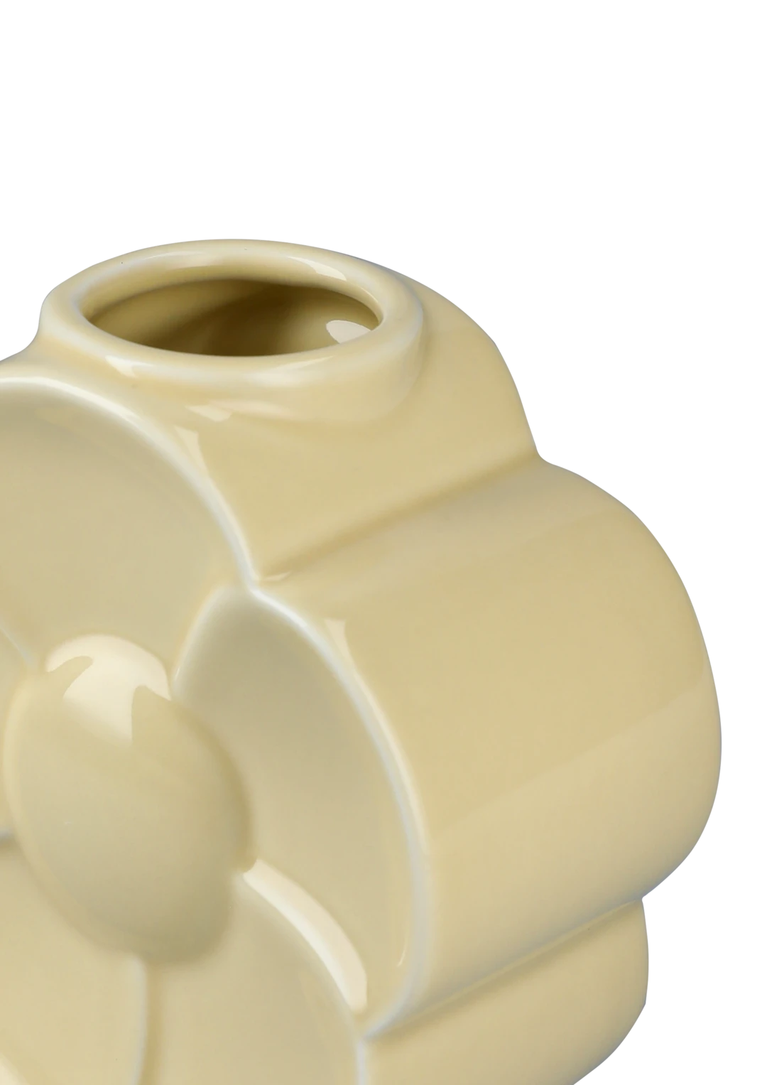 Flower Vase Buttercup H11.5 cm sand porcelain