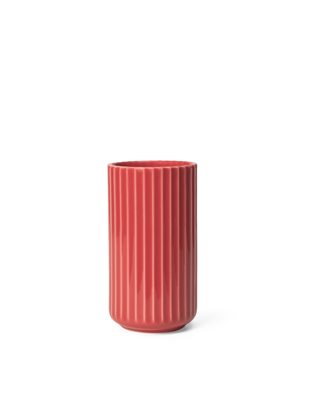 Vase H15.5 cm / 6.1" Red Porcelain