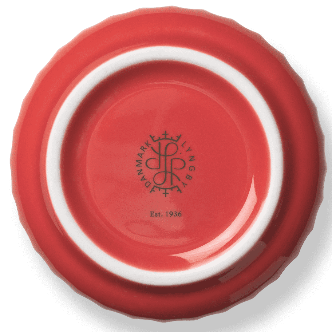 Vase H15.5 cm / 6.1" Red Porcelain