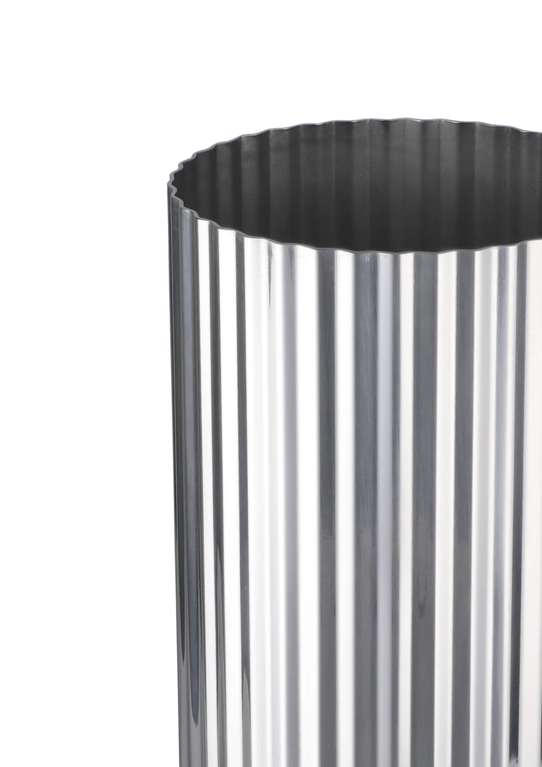 Lyngby Vase H20.5 cm / 8 in steel stainless steel