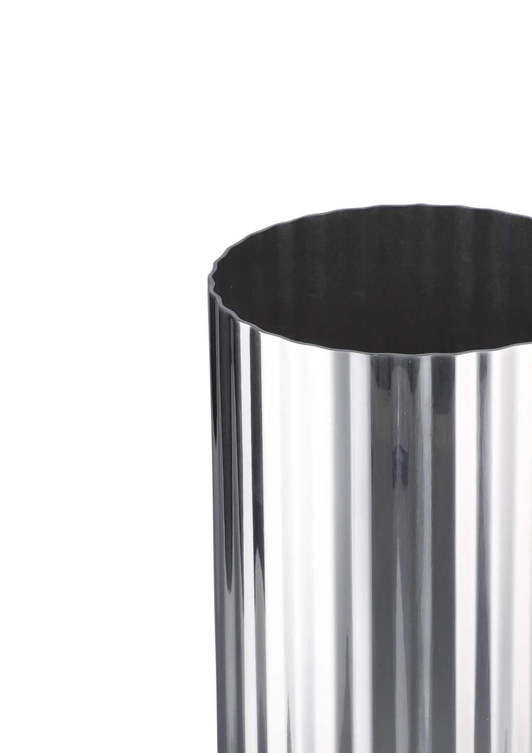 Lyngby Vase H15.5 cm / 6.1 in steel stainless steel