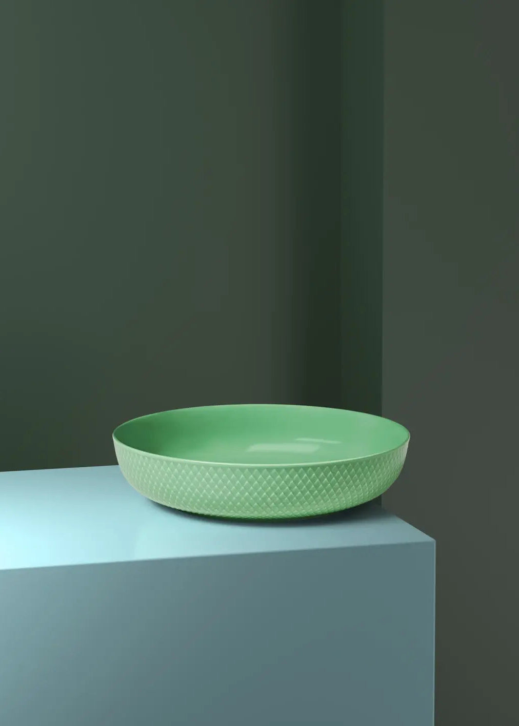 Rhombe Color Serving Bowl Ø28.5 cm Green