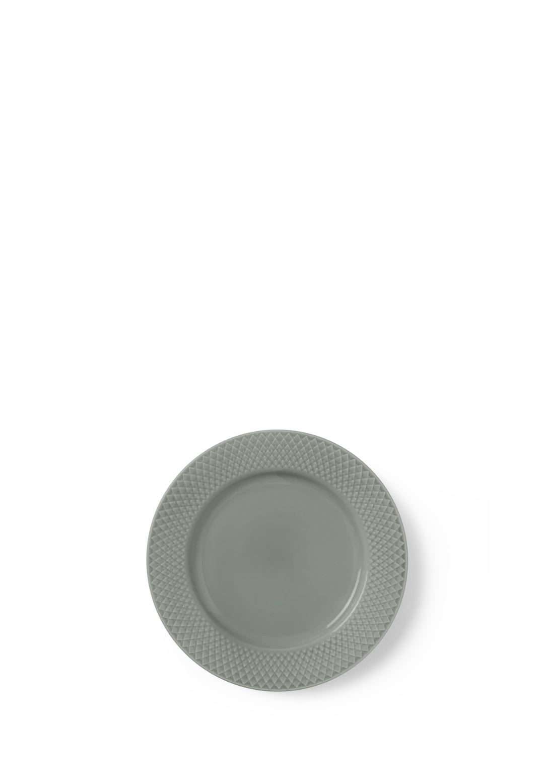 Rhombe Earth Lunch plate Ø21 cm  Moss Green