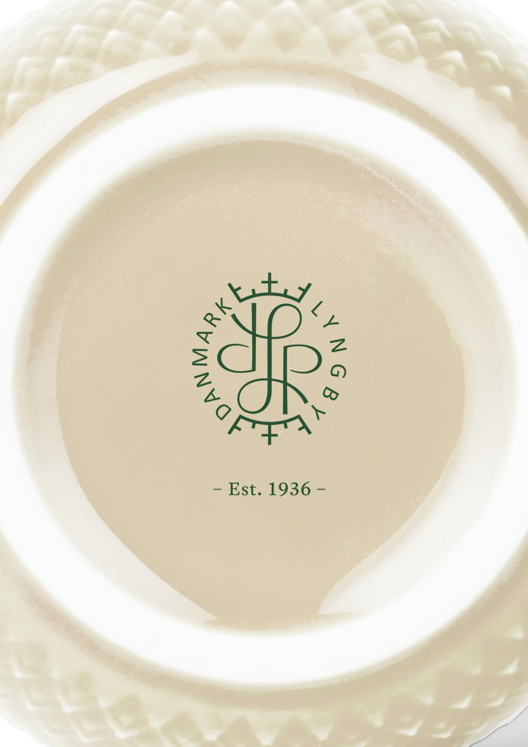 Rhombe Earth Mug with handle 39 cl White Marble