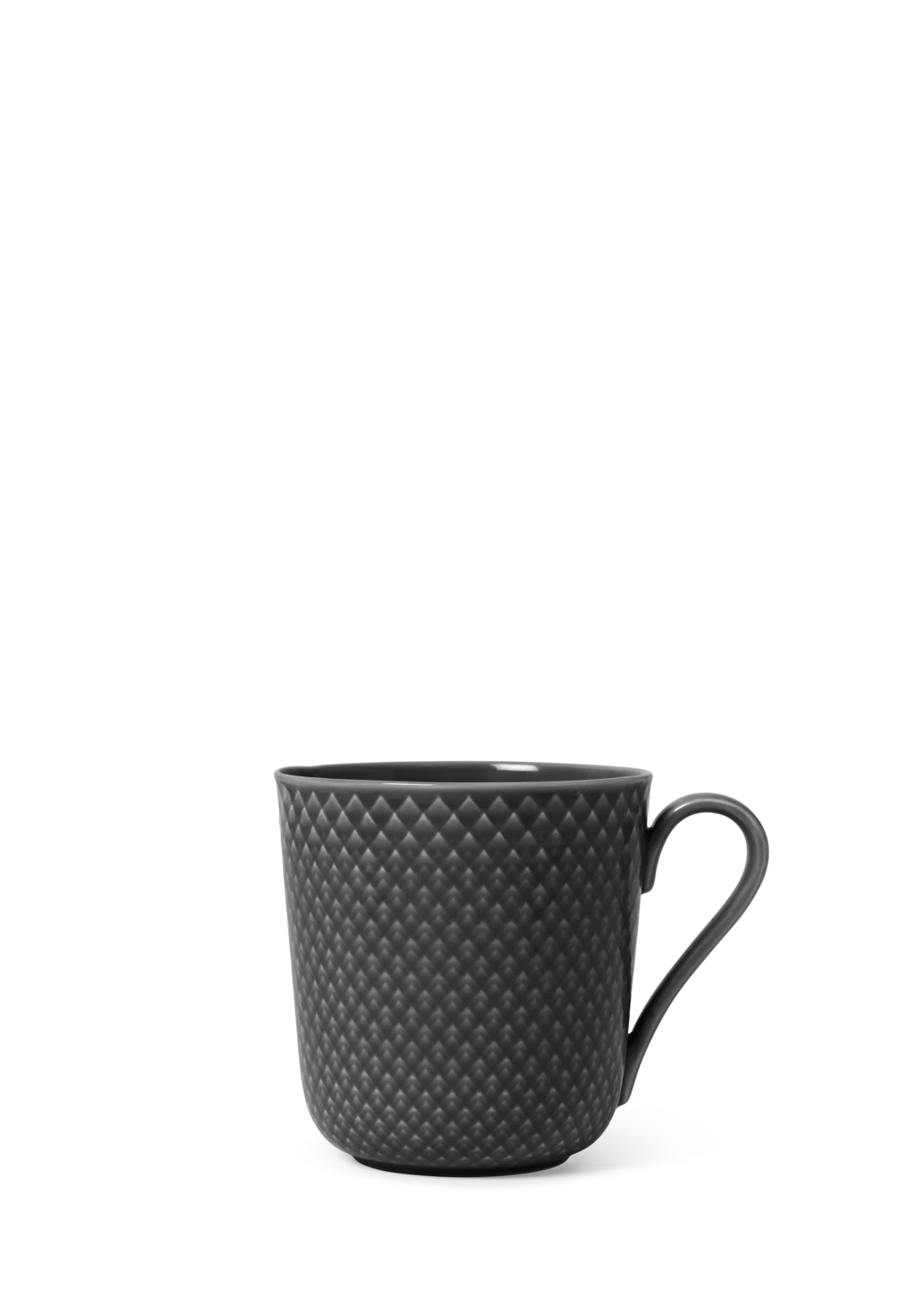 Rhombe Earth Mug with handle 39 cl Grey Slate