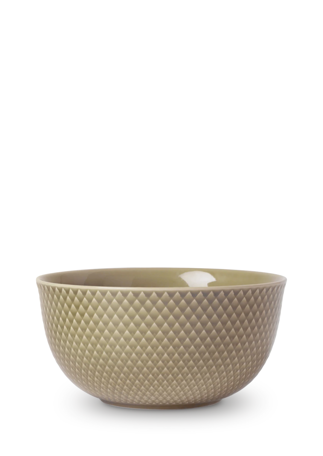 Rhombe Earh Serving bowl Ø17.5 cm Brown Clay
