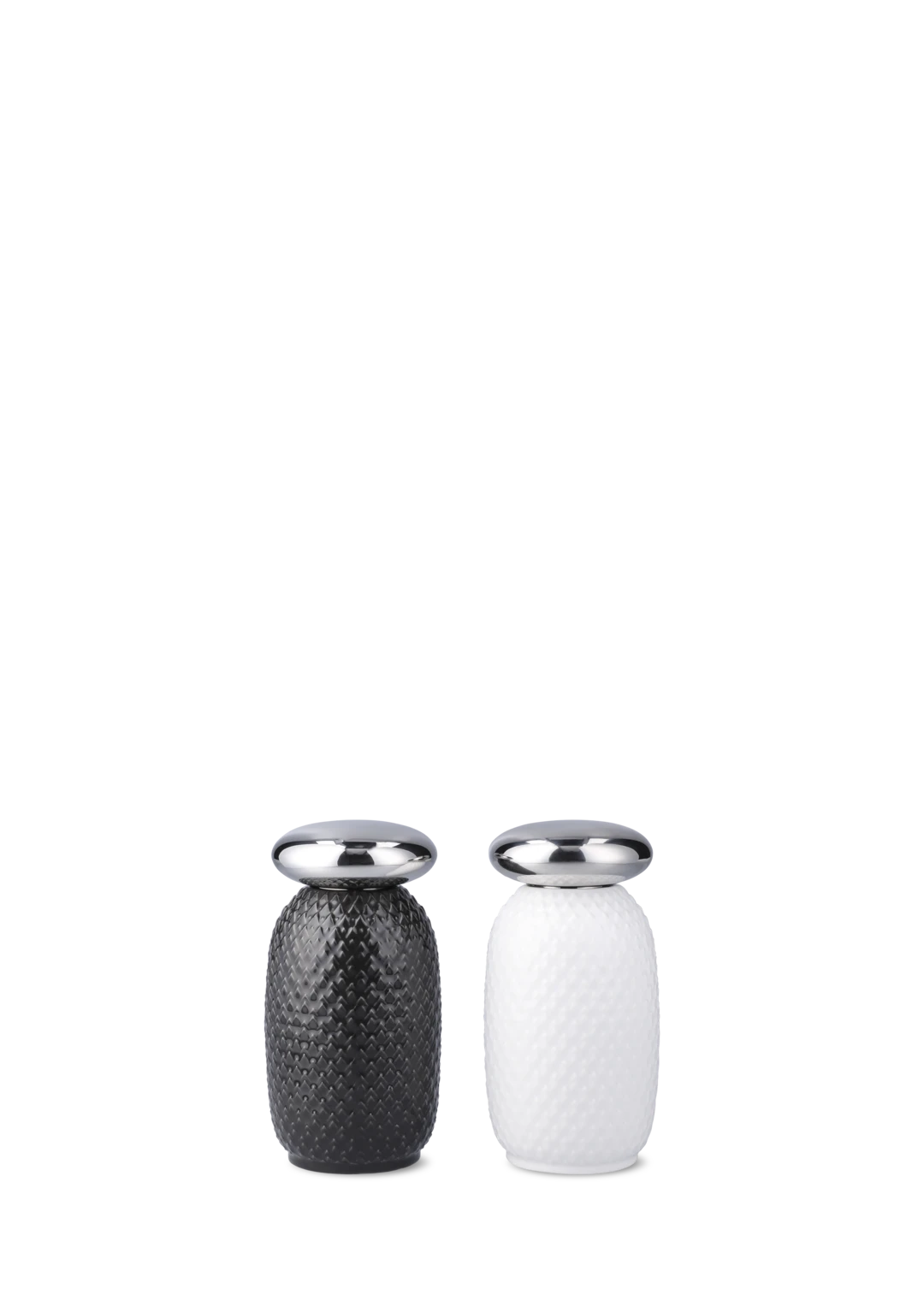 Rhombe Salt and Pepper Sets H13 cm / 5.1 in white/slate