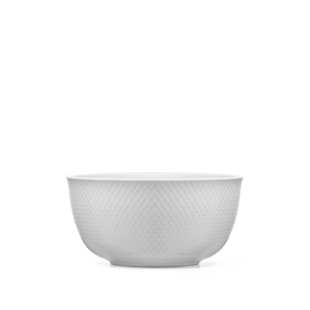 Rhombe White Serving Bowl Ø 17.5 cm