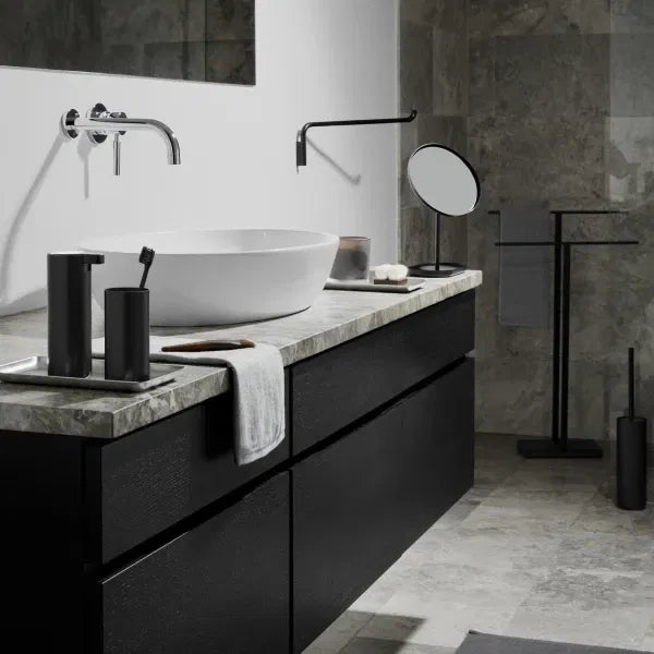 MENOTO Towel Rack Black - Size 86 cm