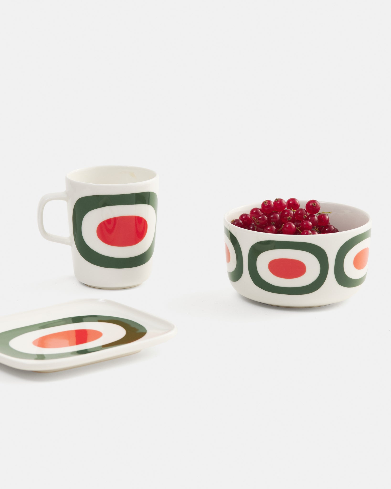 MELOONI MUG 2.5 DL white, green, orange