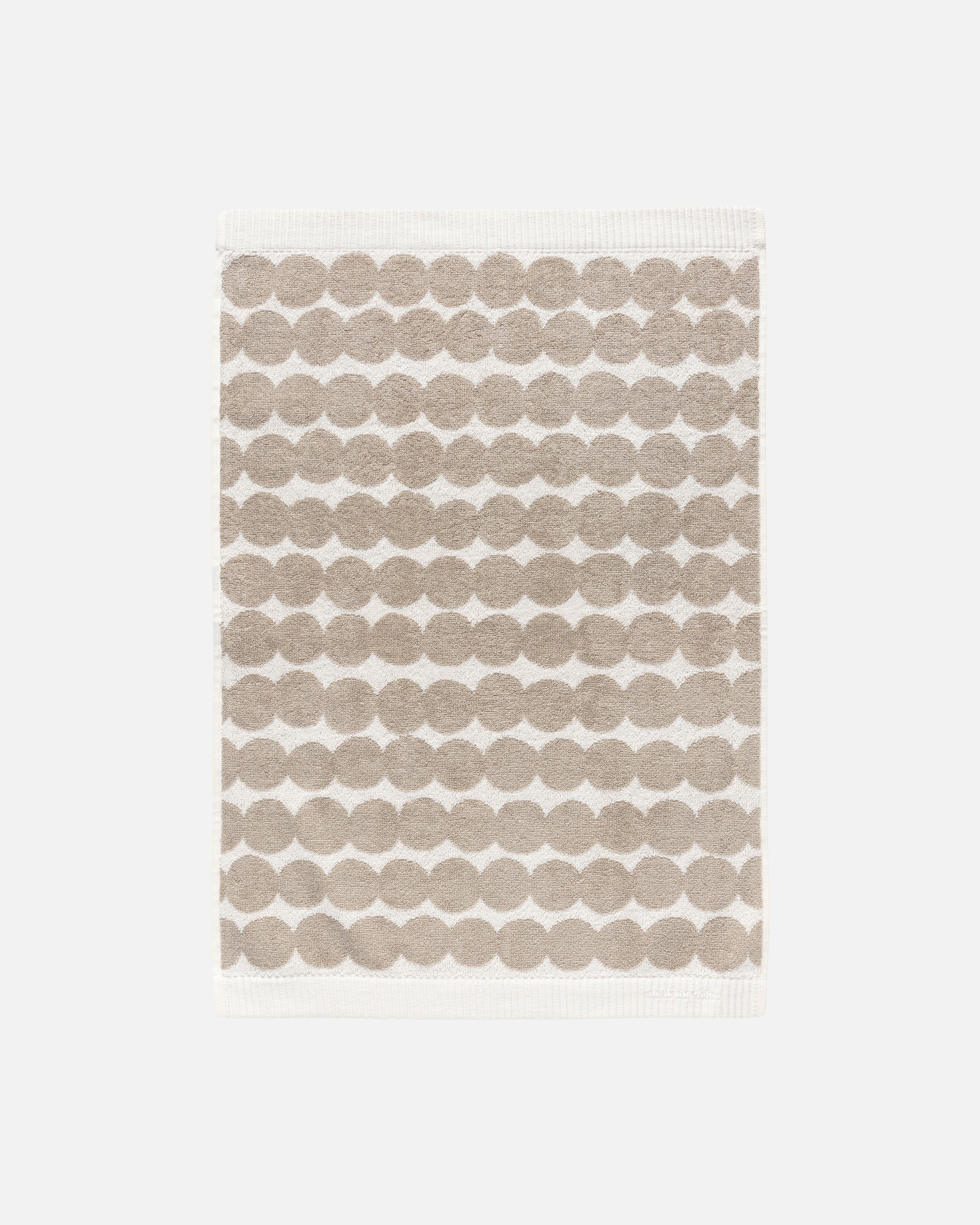 Räsymatto hand towel 50x70 cm beige, white