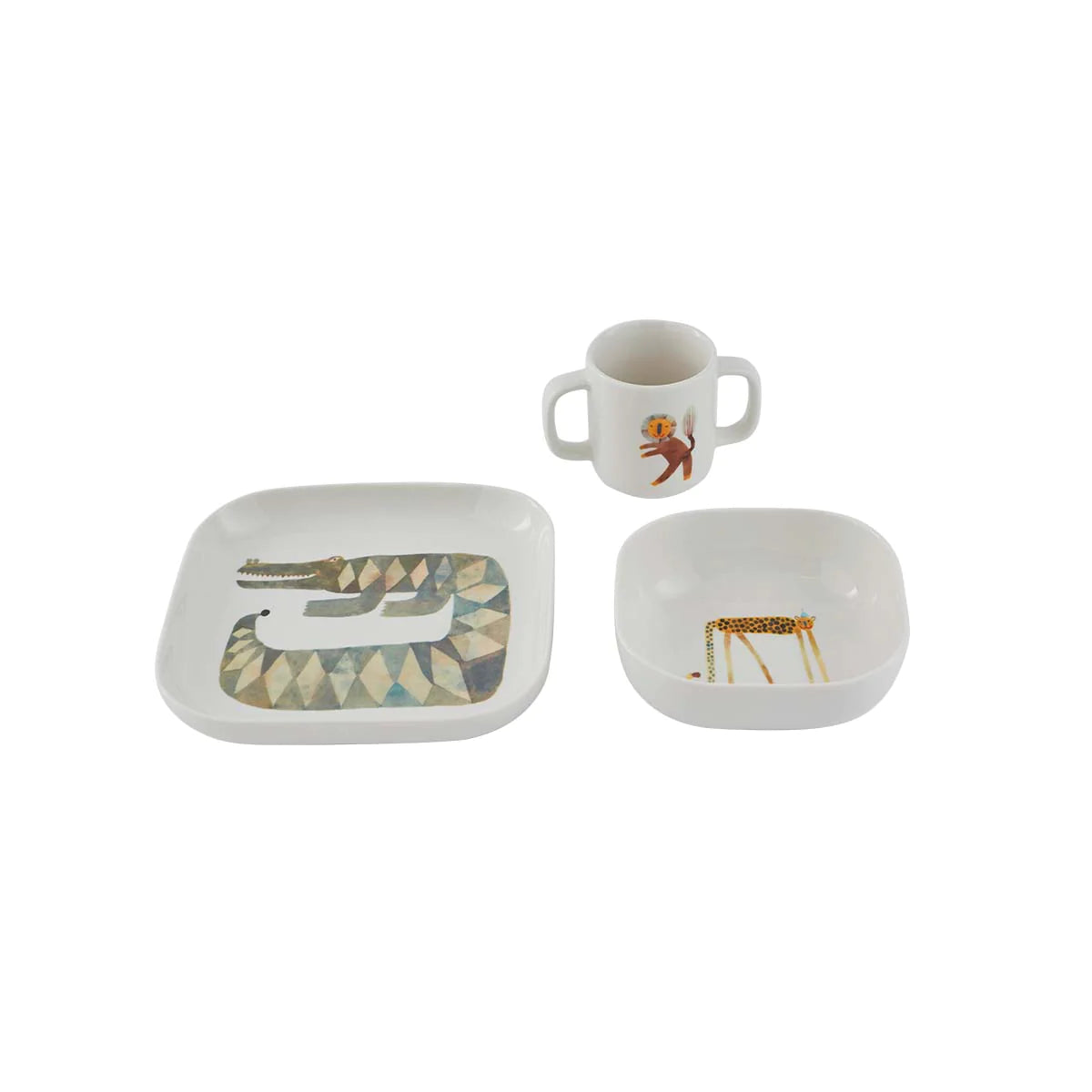 Moira Tableware Set Crocodile Gustav - Offwhite