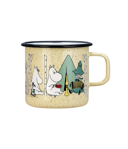Enamel mug 8dl Moomin Campers