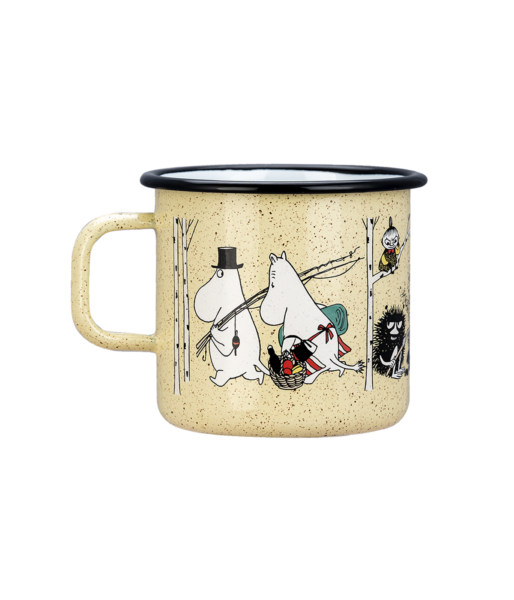 Enamel mug 8dl Moomin Campers