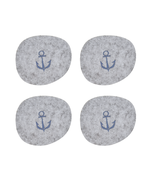 Moomin Sailors coaster grey 4pcs