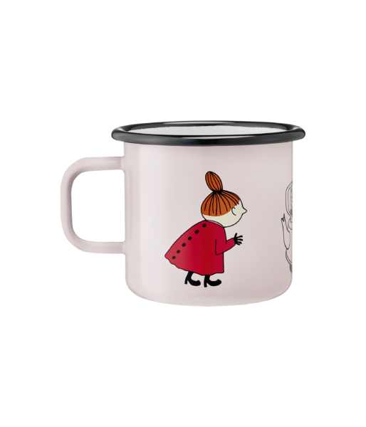 Enamel mug 3,7dl Moomin Little My, pink