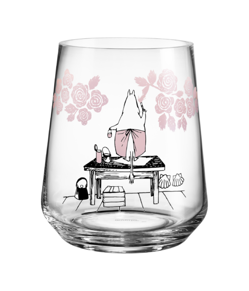 Moomin lantern/vase Roses 17,5cm