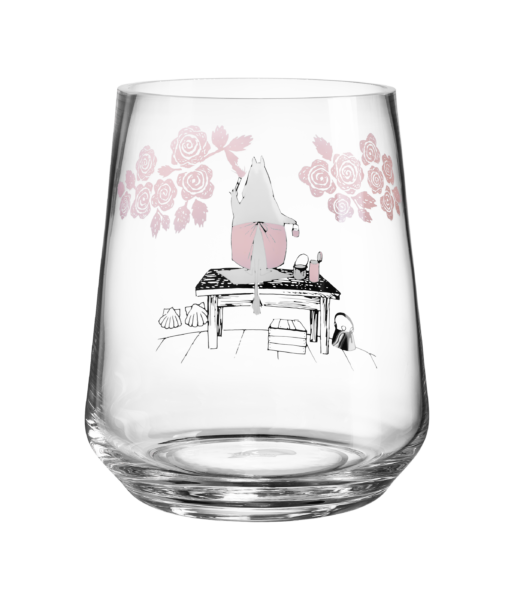 Moomin lantern/vase Roses 17,5cm