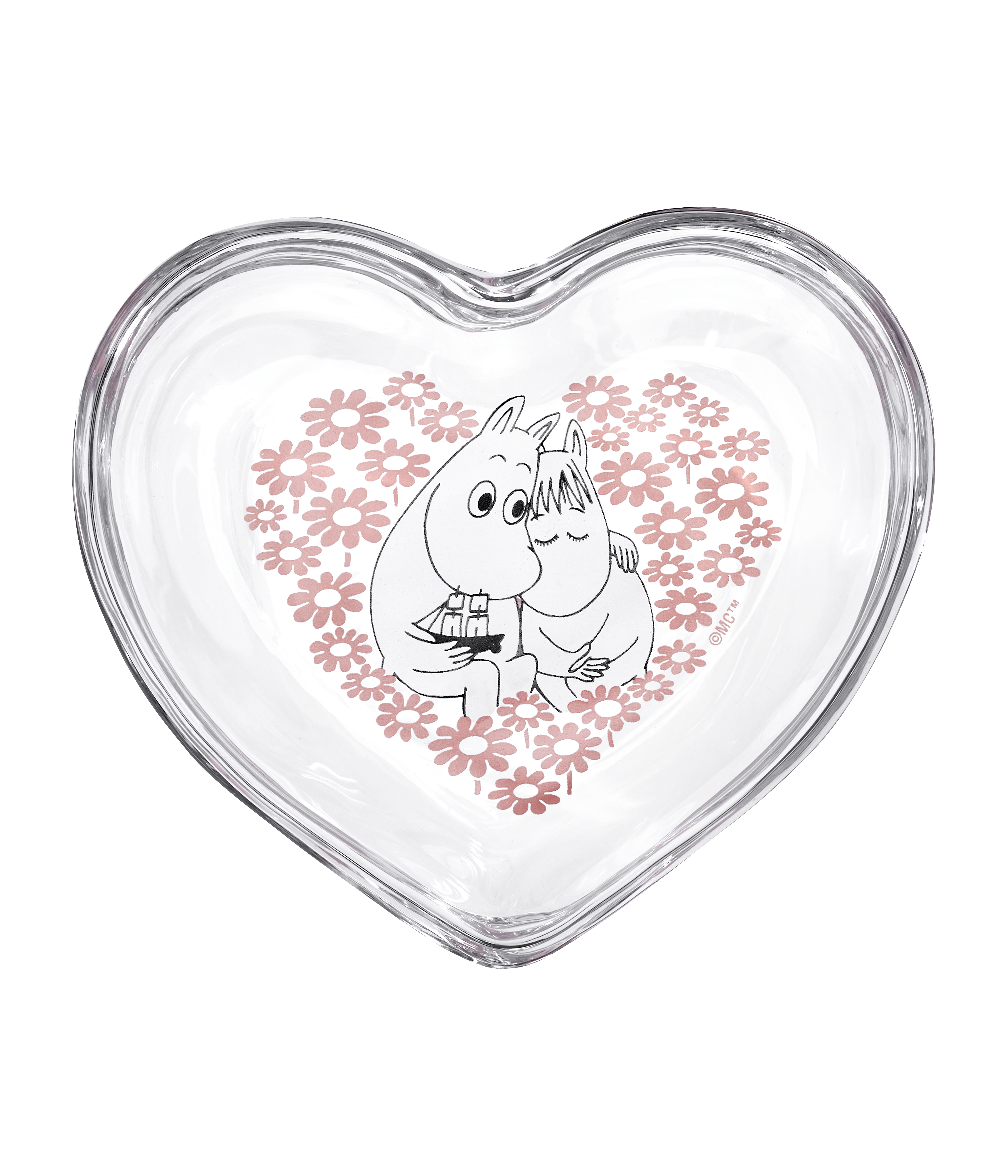 Moomin glass jar Together 11,5cm