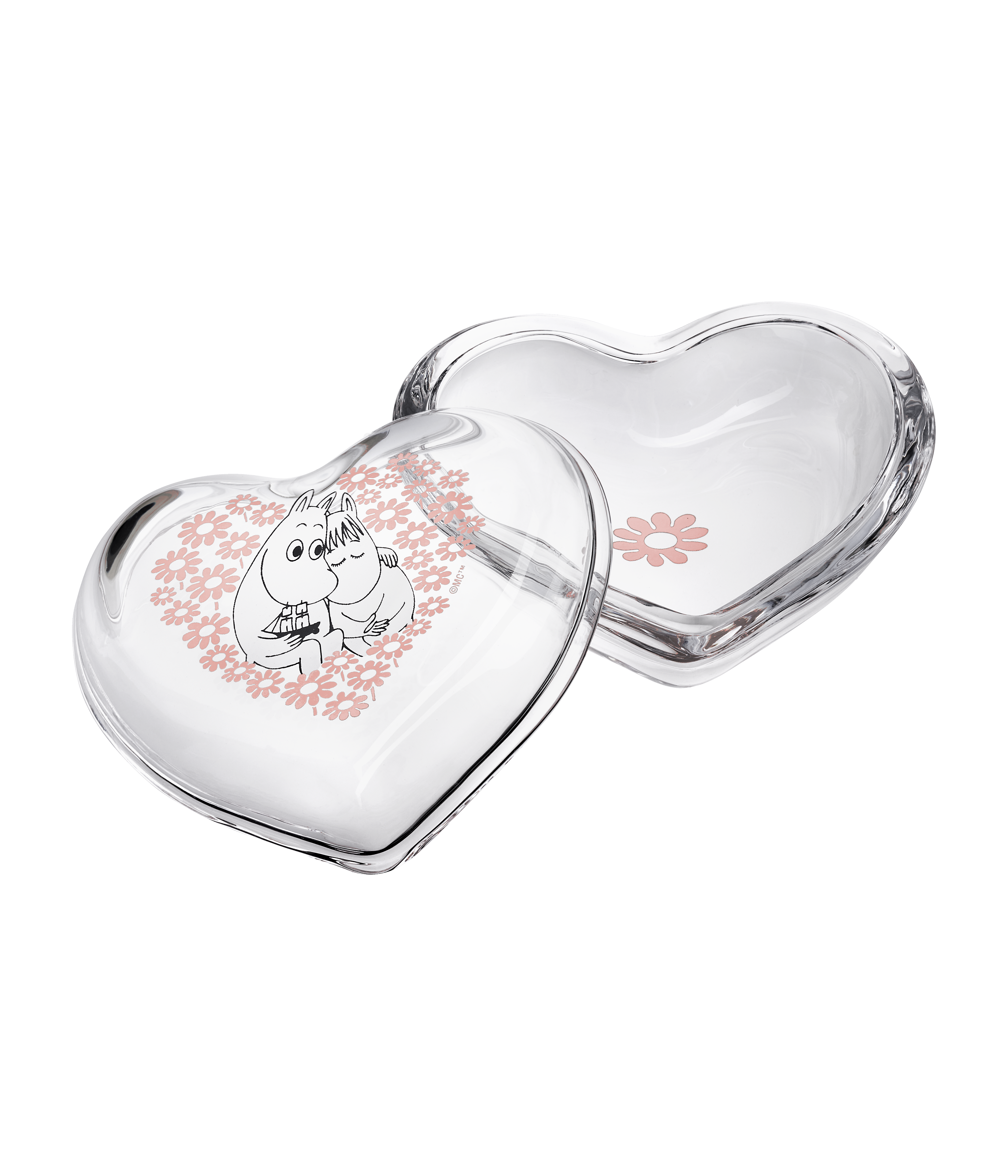 Moomin glass jar Together 11,5cm