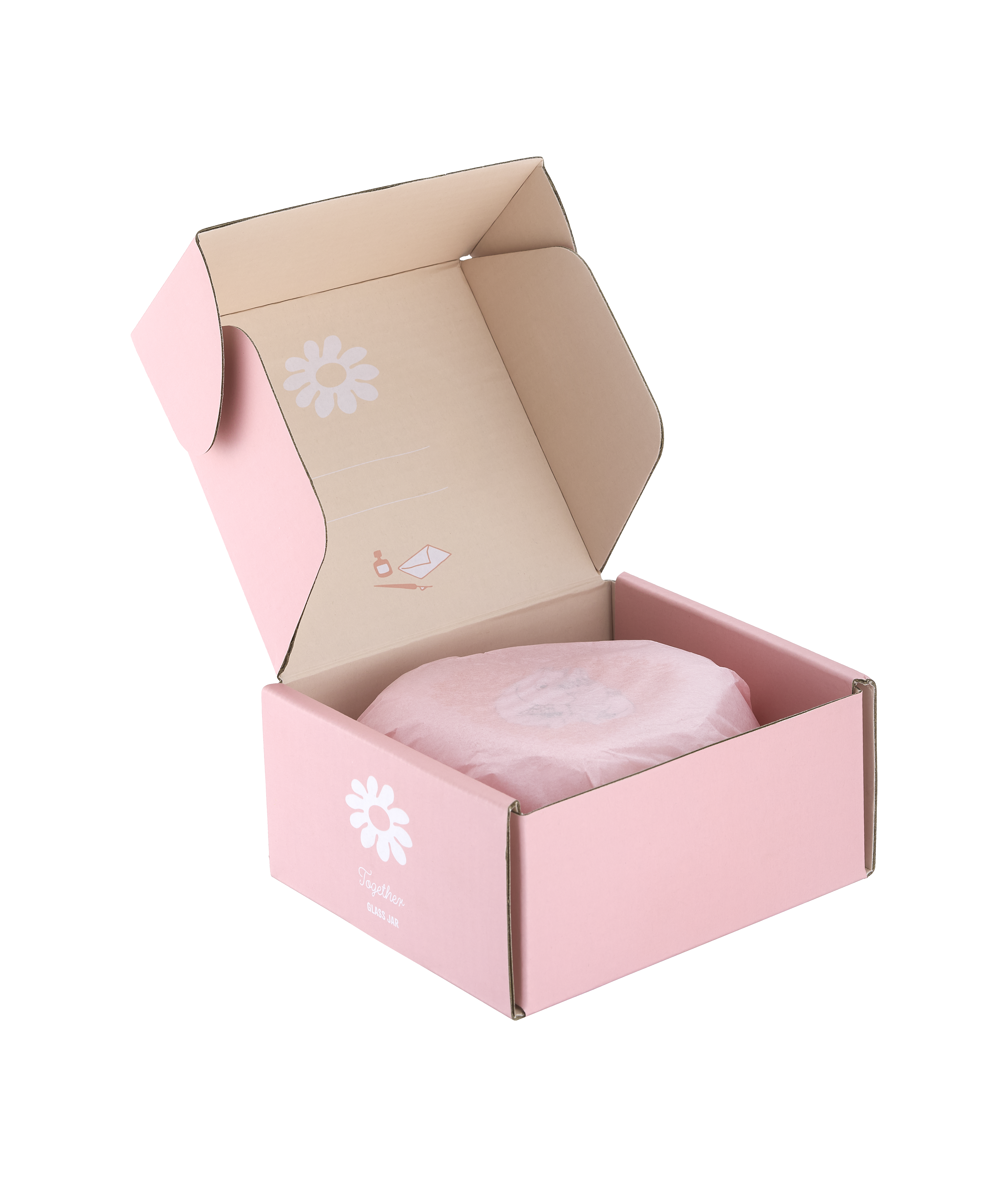 Moomin glass jar Together 11,5cm