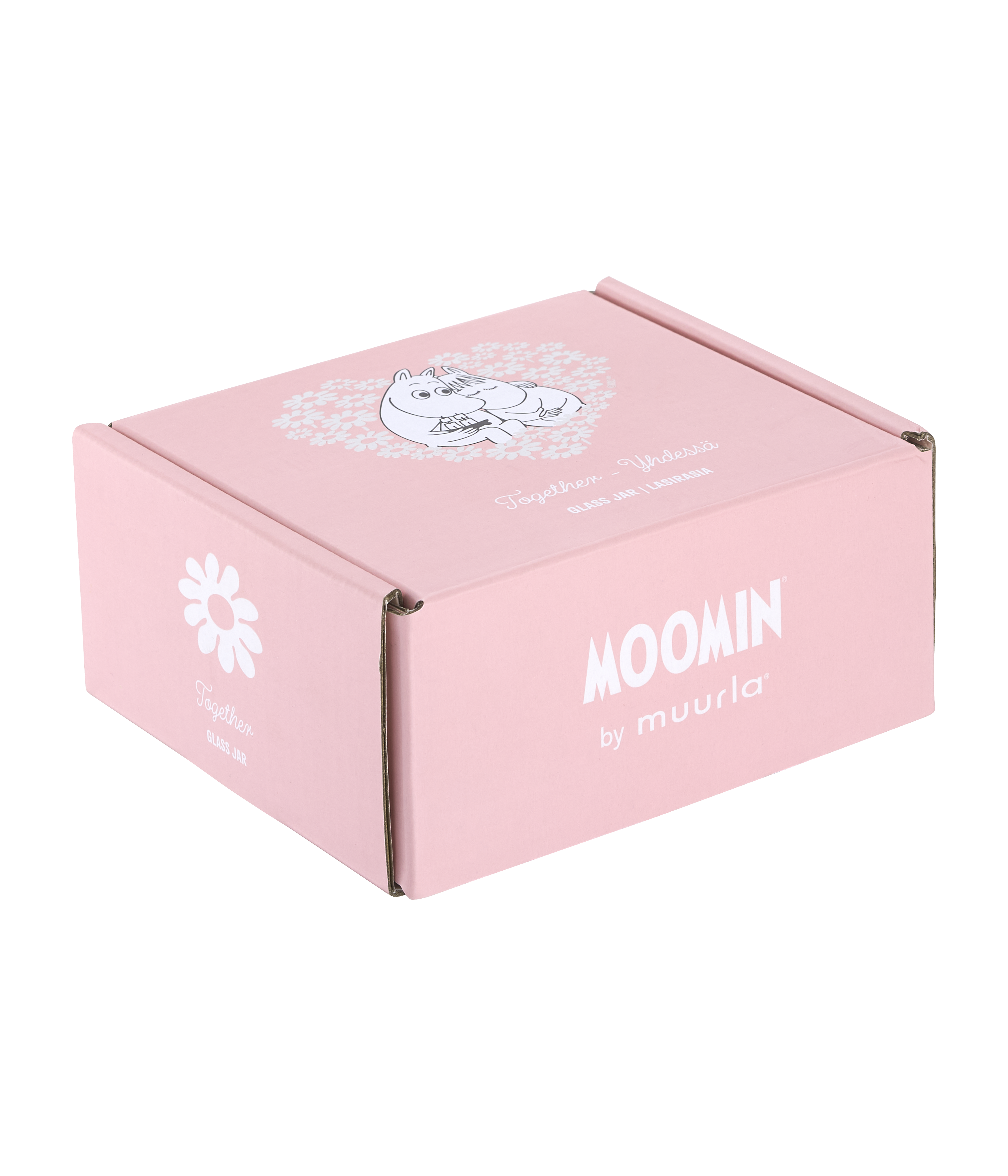 Moomin glass jar Together 11,5cm