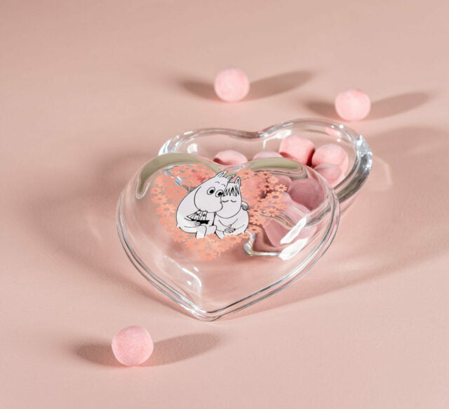 Moomin glass jar Together 11,5cm