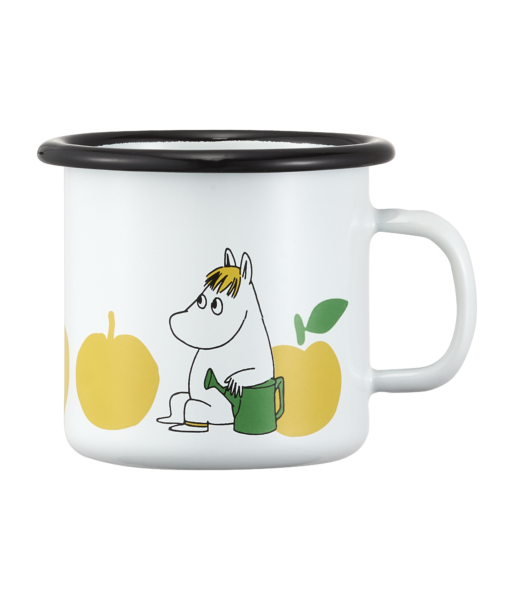 Moomin enamel mug Joyful  Apples 2.5dl