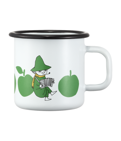 Moomin enamel mug Joyful  Apples 3,7dl