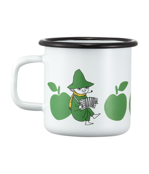 Moomin enamel mug Joyful  Apples 3,7dl