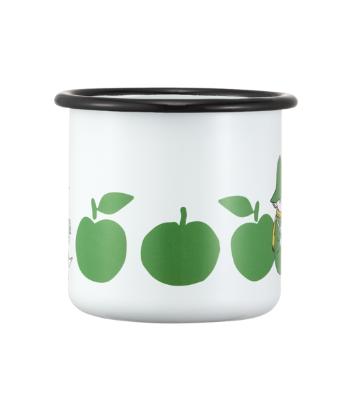 Moomin enamel mug Joyful  Apples 3,7dl