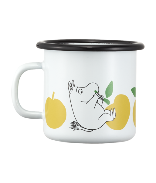Moomin enamel mug Joyful  Apples 2.5dl