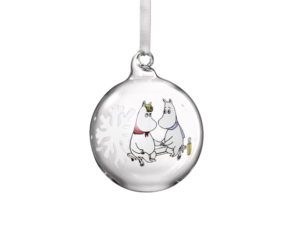 Moomin glass bauble  Snowflake 7cm