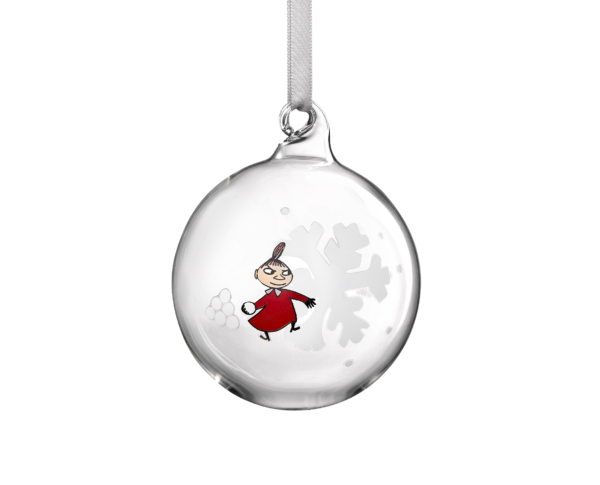 Moomin glass bauble  Snowflake 7cm