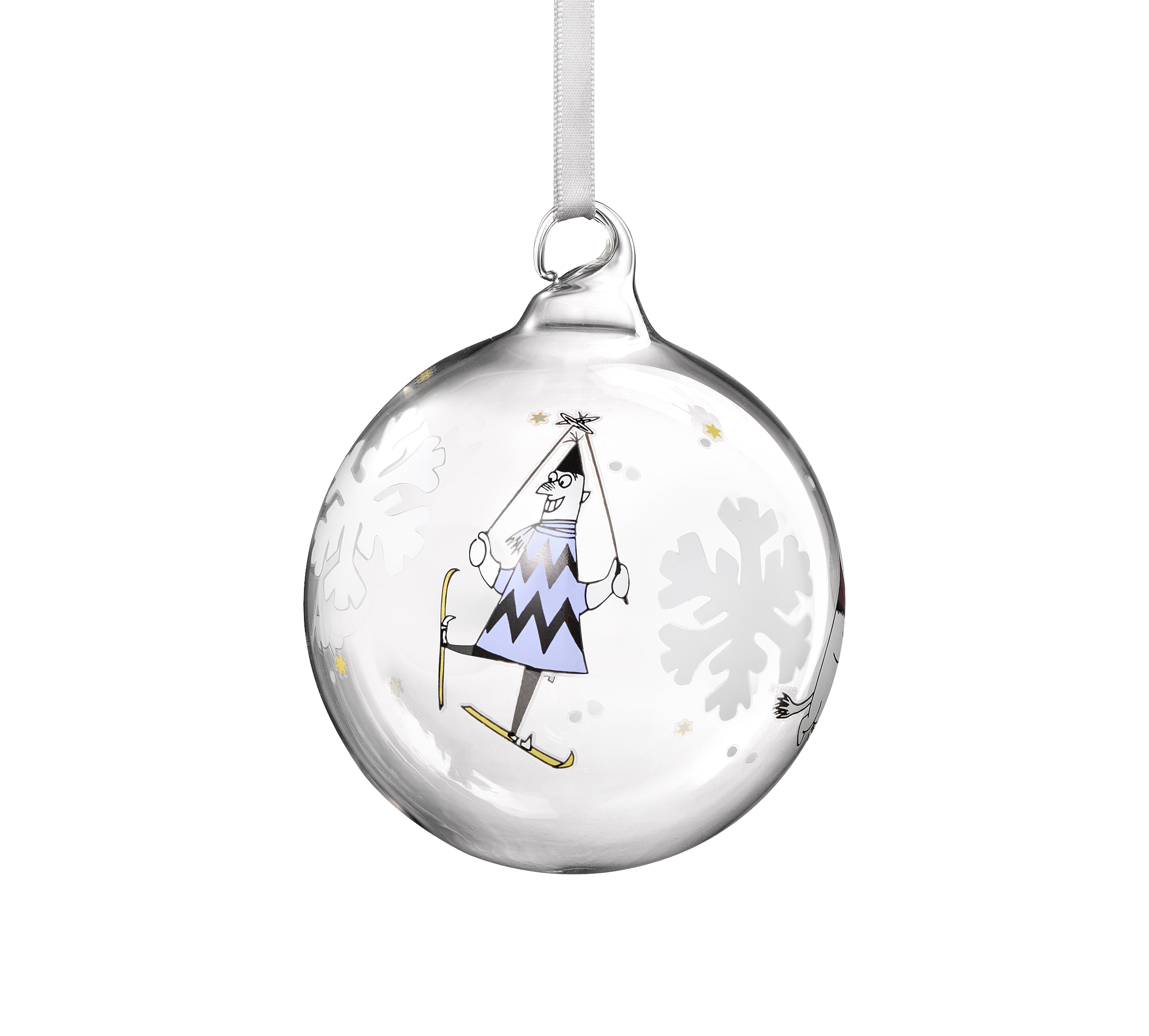 Moomin glass bauble  Snowflake 9cm