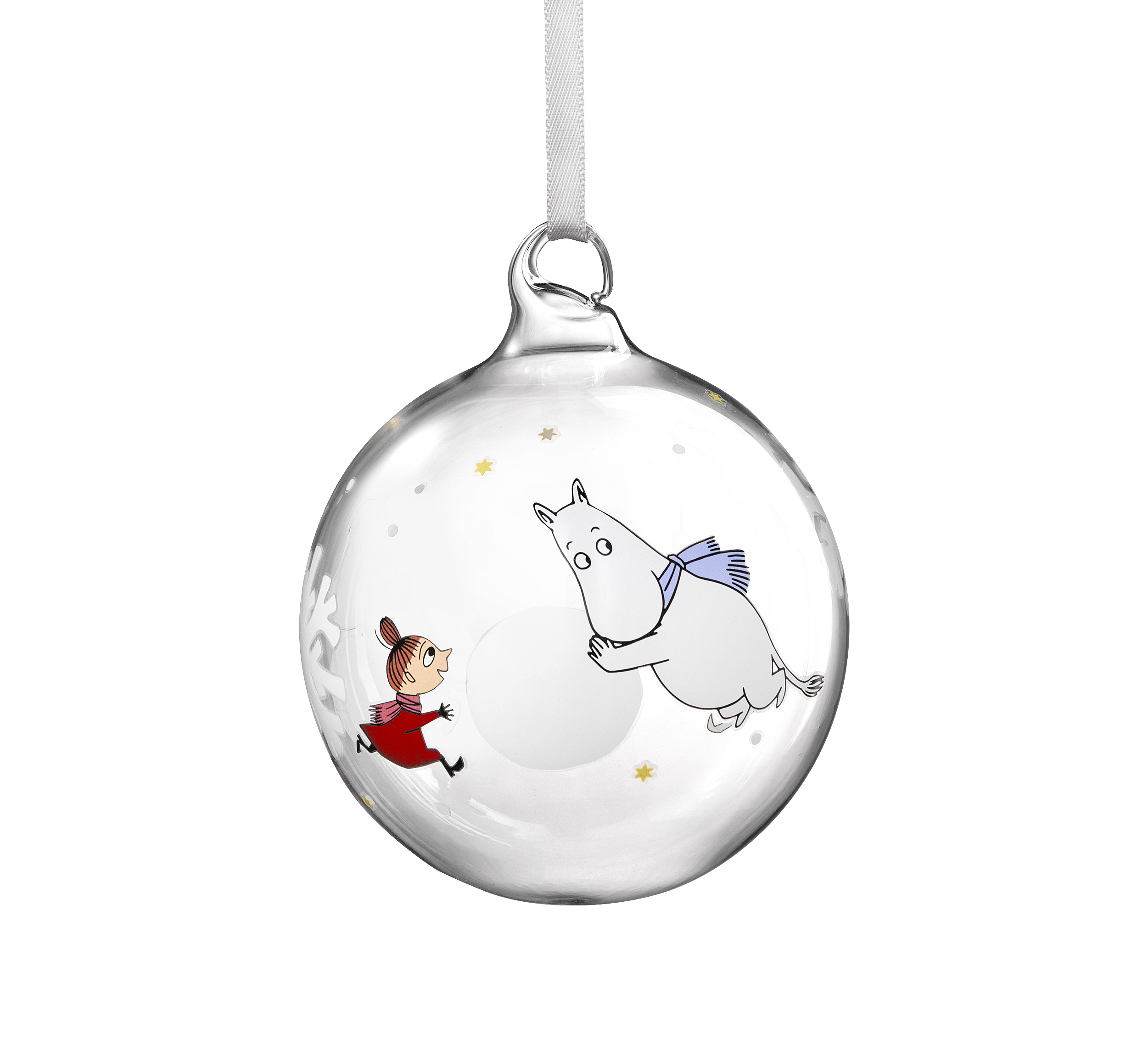 Moomin glass bauble  Snowflake 9cm