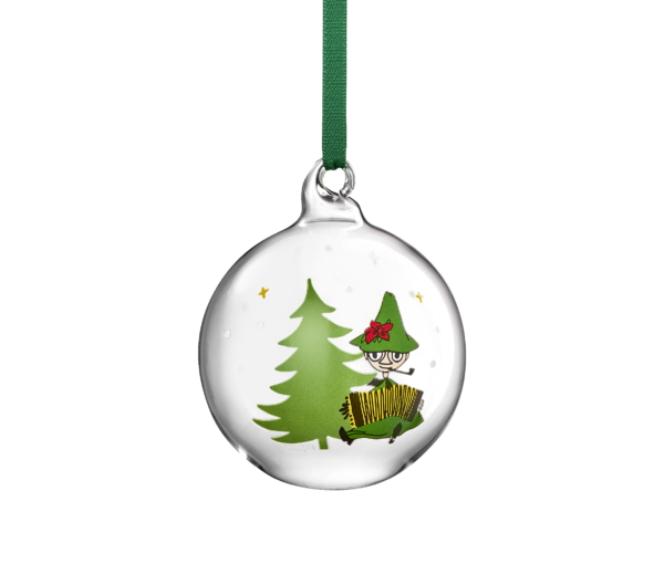 Moomin glass bauble Spruce  7cm