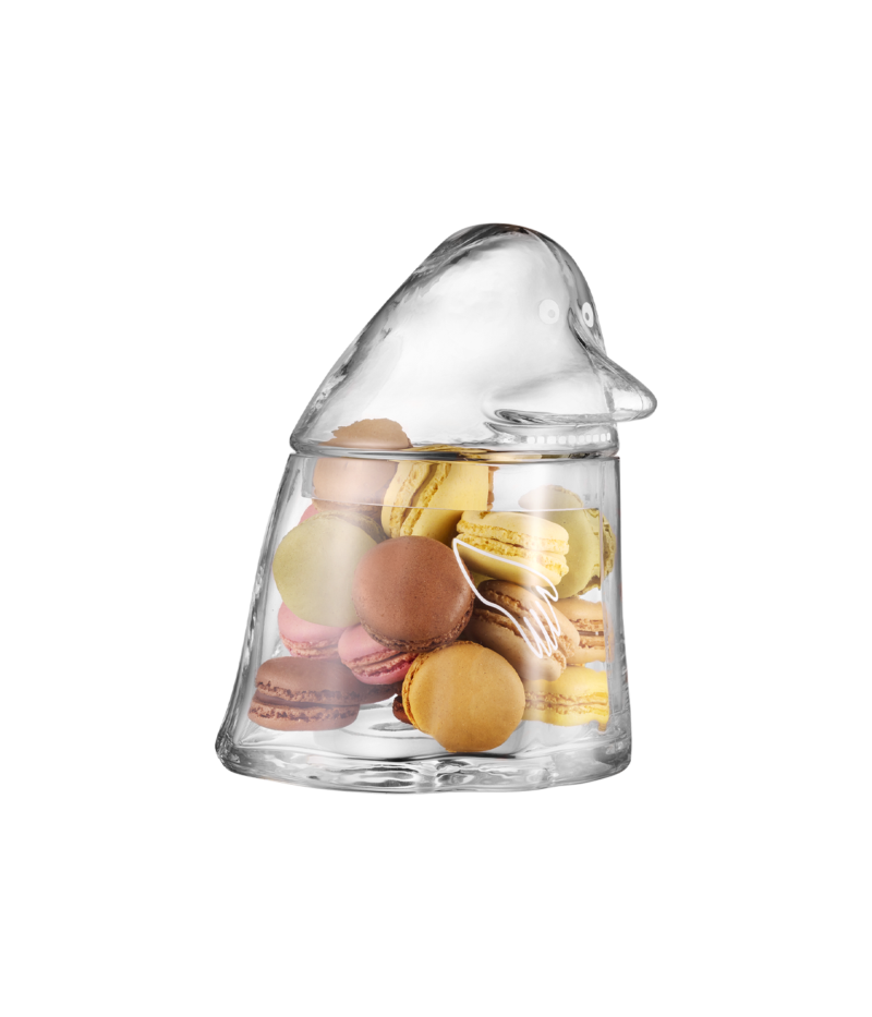 Moomin glass jar Groke 18,5 cm