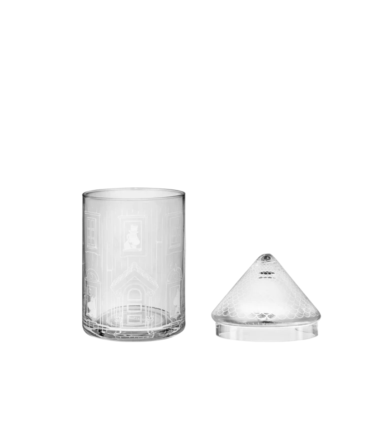 Moomin glass jar Moominhouse 18,5cm