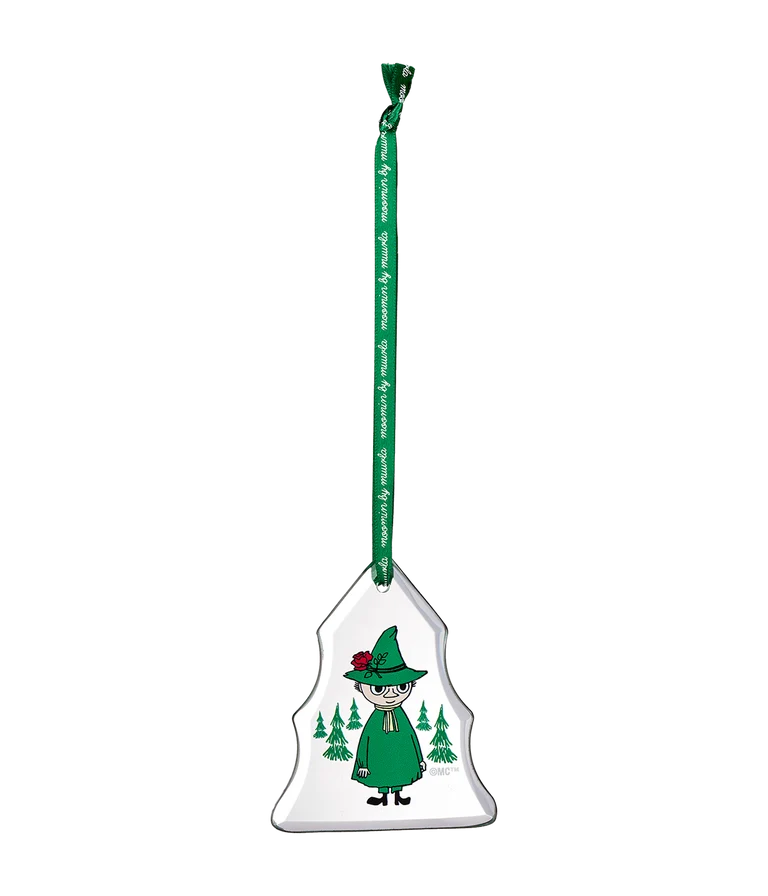 Moomin glass ornament Snufkin