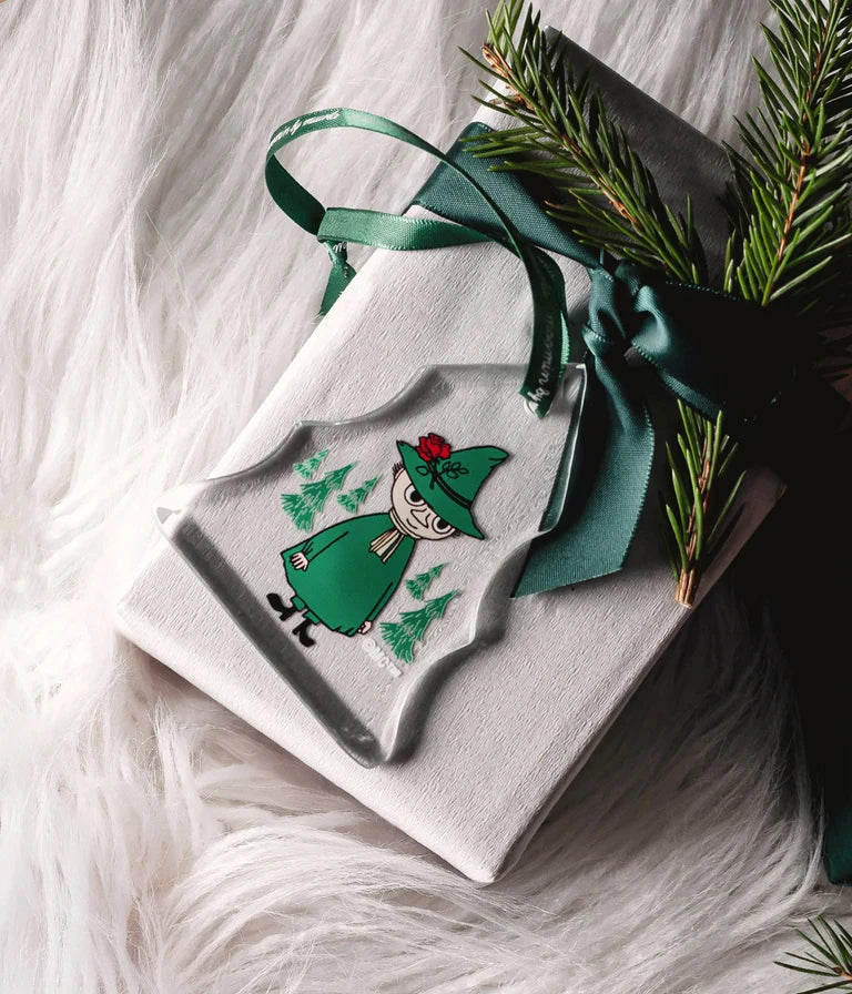Moomin glass ornament Snufkin