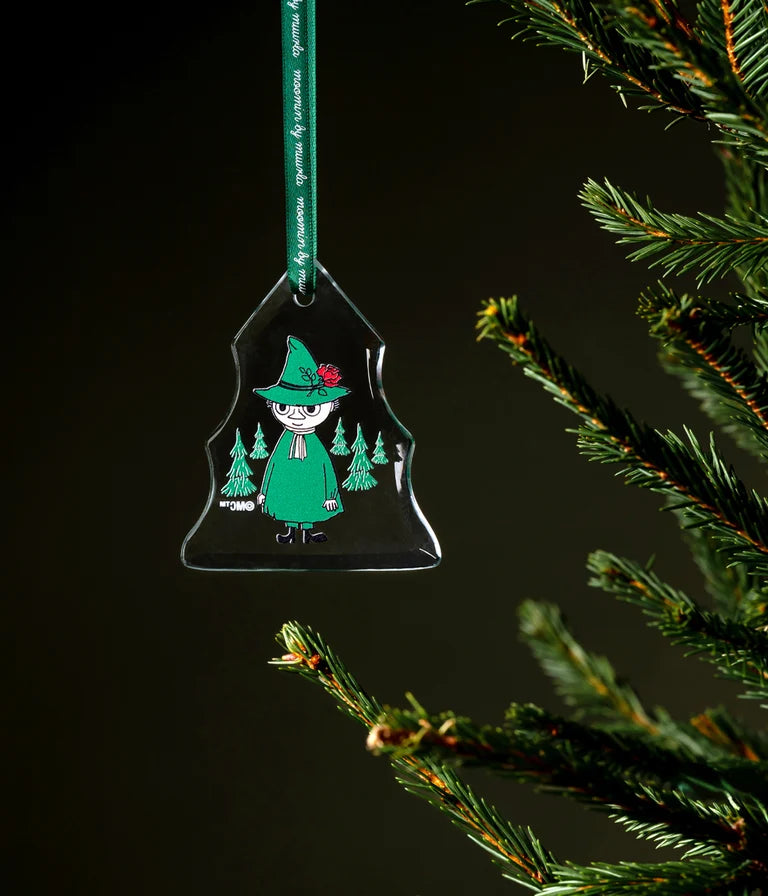 Moomin glass ornament Snufkin