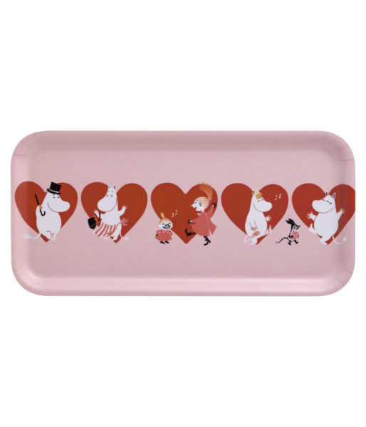 Moomin tray Heart 27x13cm